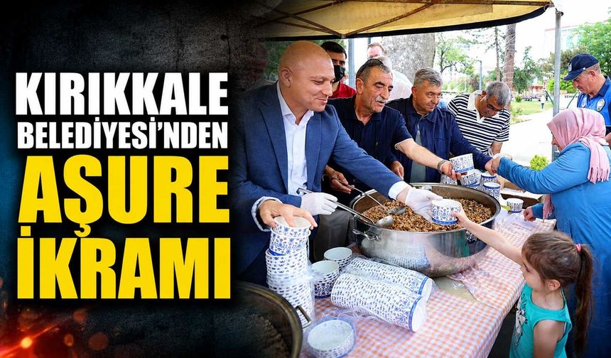 Kırıkkale Belediyesi'nden Aşure ikramı
