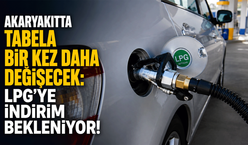 Akaryakıtta tabela bir kez daha değişecek: LPG'ye indirim bekleniyor!