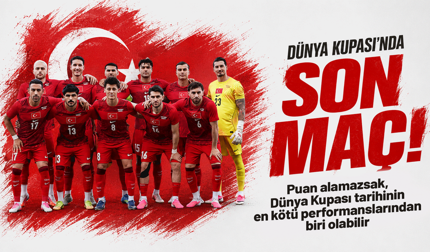 A Milliler Dünya Kupası'na ABD maçıyla veda ediyor