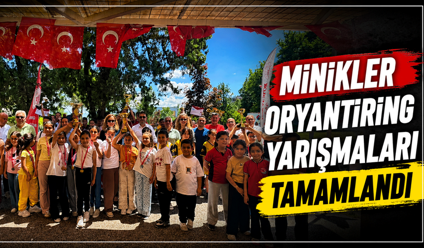 Minikler Oryantiring Yarışmaları tamamlandı