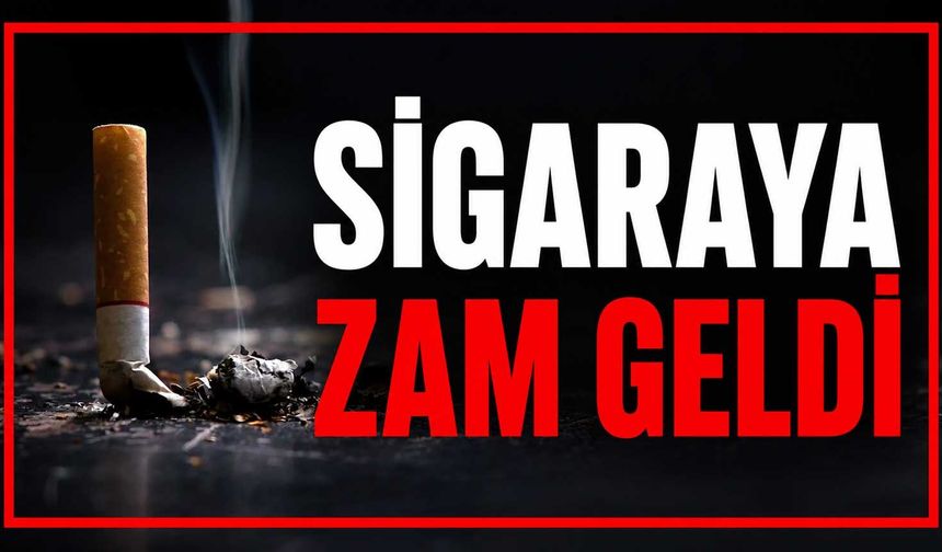 Sigaraya zam geldi