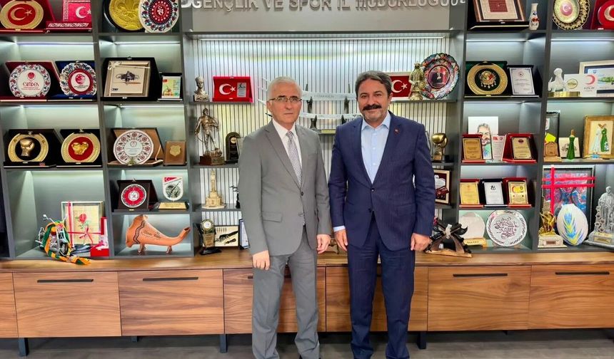 ESOGÜ Rektörü Çolak, İl Müdürü Kalın'ı ziyaret etti