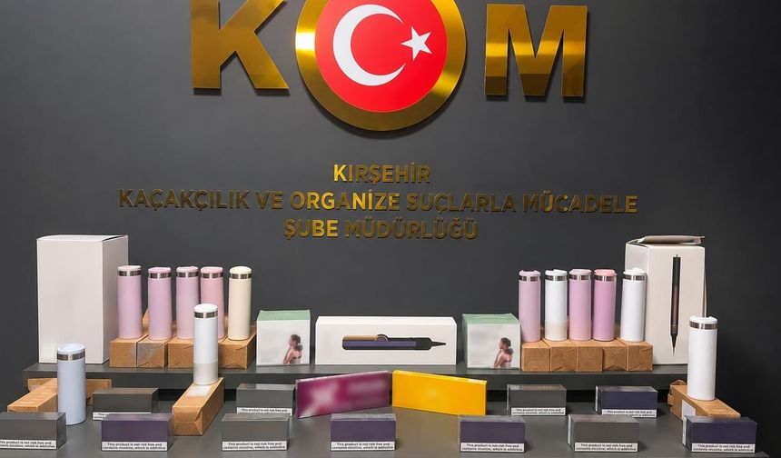 130 paket ısıtılmış tütün ürünü ele geçirildi