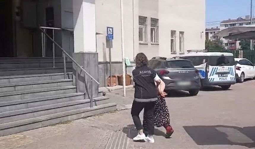 33 yıl hapis cezası olan kadın hırsız yakalandı