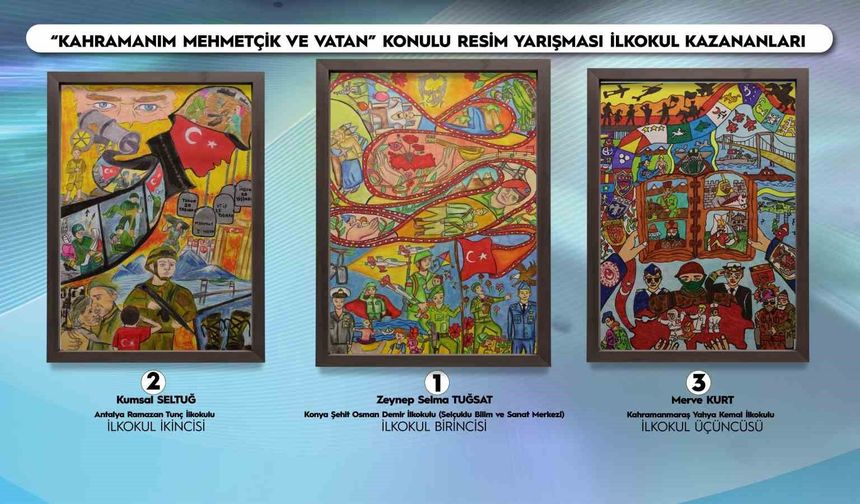 'Kahramanım Mehmetçik ve Vatan' yarışmasında halk oylaması sonuçlandı