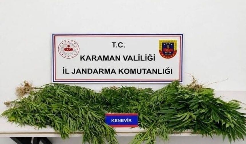 Karaman'da jandarmanın yakaladığı 34 şahıstan 4'ü tutuklandı
