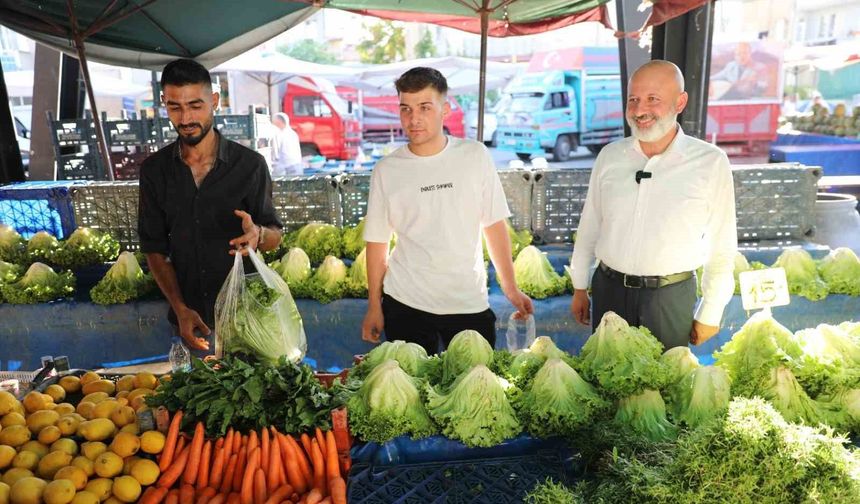Zabıtadan pazarlarda sıkı denetim