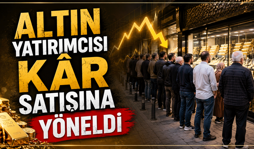 Altın yatırımcısı kâr satışına yöneldi