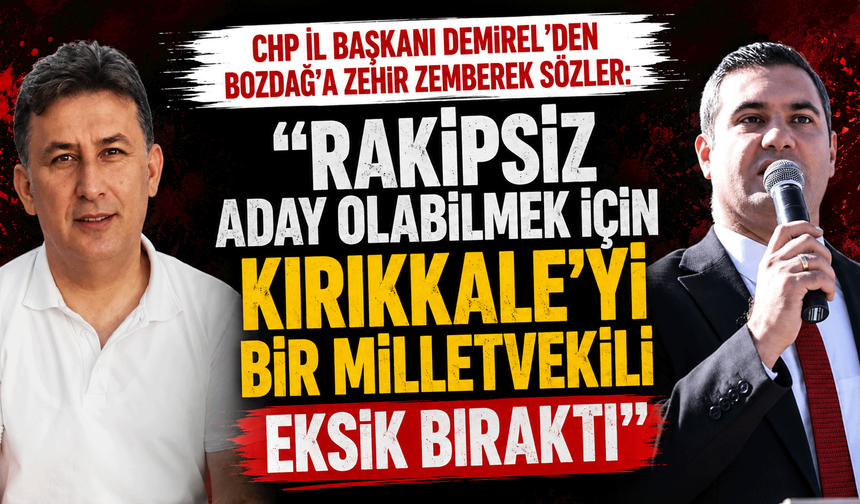 CHP Kırıkkale İl Başkanı Demirel: "Bu ayrılıklar partimiz için arınma sürecidir"