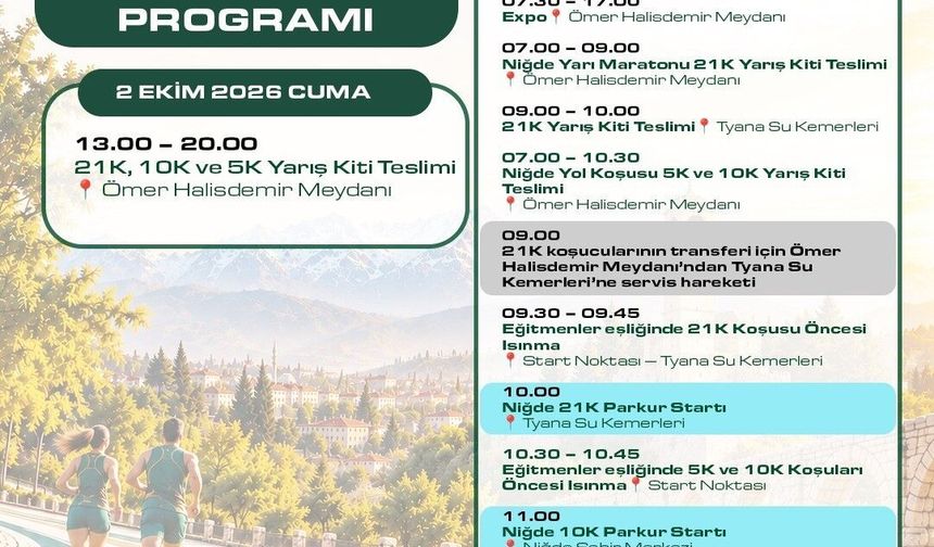 Sporcular tarihi parkurlarda buluşuyor