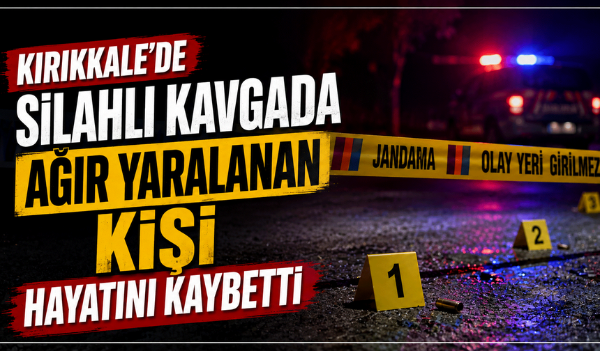 Kırıkkale’de silahlı kavgada ağır yaralanan kişi hayatını kaybetti