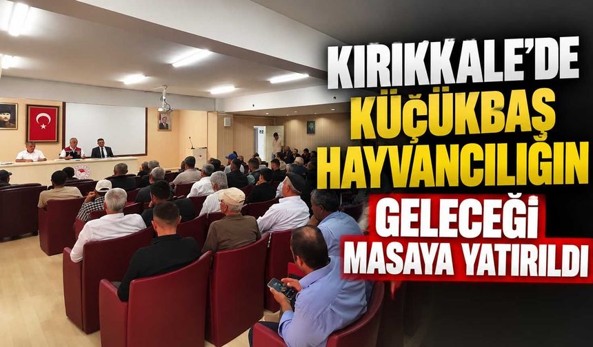 Kırıkkale’de küçükbaş hayvancılığın geleceği masaya yatırıldı