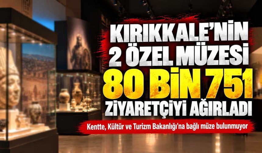 Kırıkkale’nin 2 özel müzesi 80 bin 751 ziyaretçiyi ağırladı