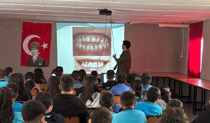 Karapınar'da öğrencilere sağlıklı yaşam eğitimi