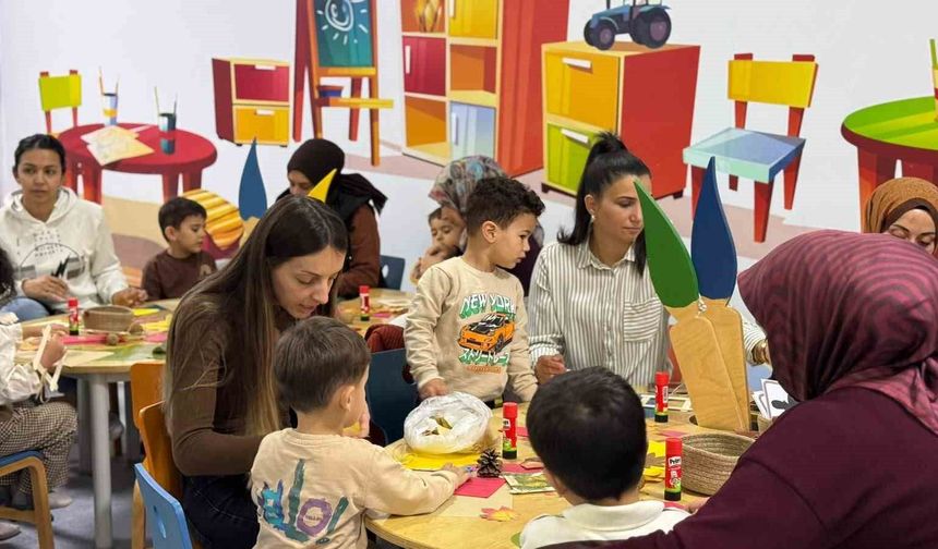 Sincan Belediyesi'nden Anne Çocuk Oyun Evleri'nde sonbahar etkinliği