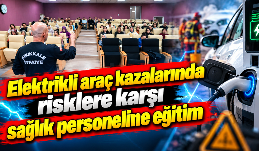 Elektrikli araç kazalarında risklere karşı sağlık personeline eğitim