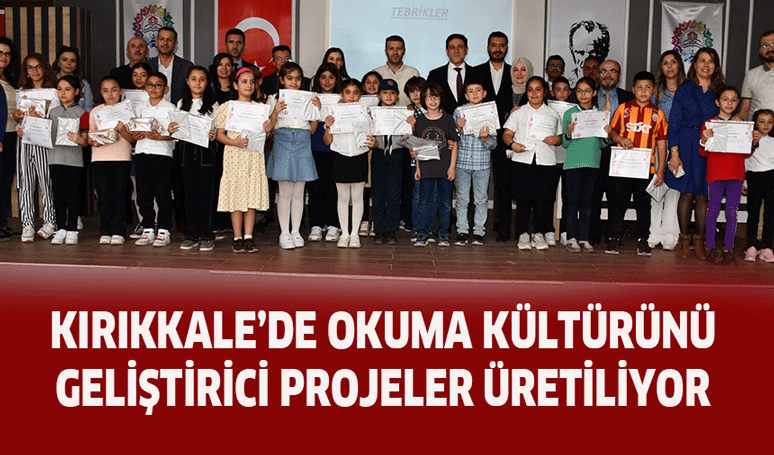 Kırıkkale’de okuma kültürünü geliştirici projeler üretiliyor