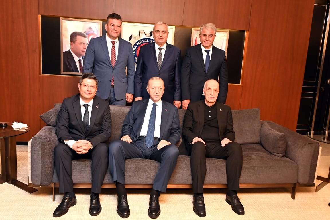 Cumhurbaşkanı Erdoğan, Türk Metal Sendikası’nı Ziyaret Etti (3)