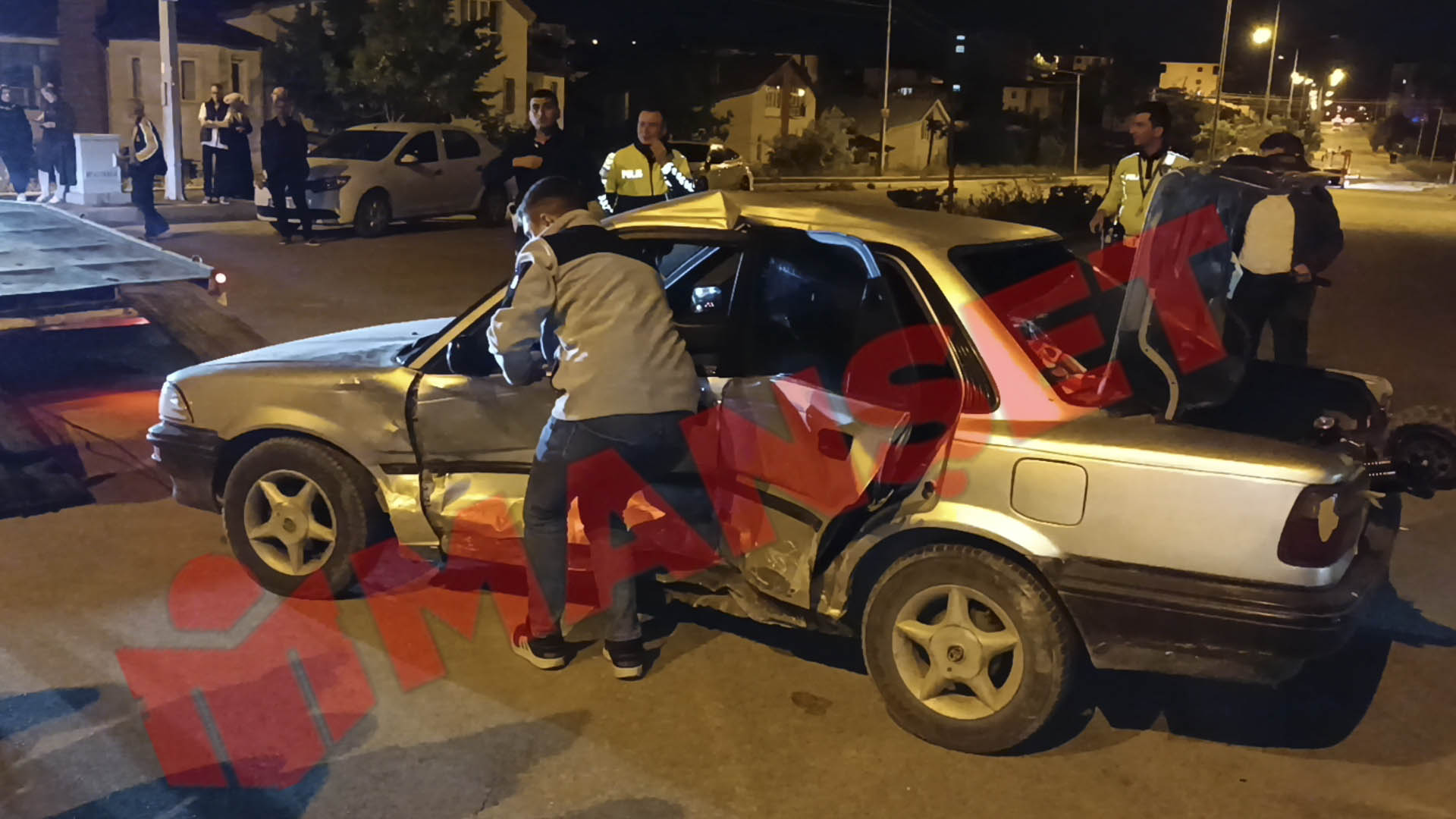 Kırıkkale’de Iki Otomobil Çarpıştı 5 Yaralı1 (1)