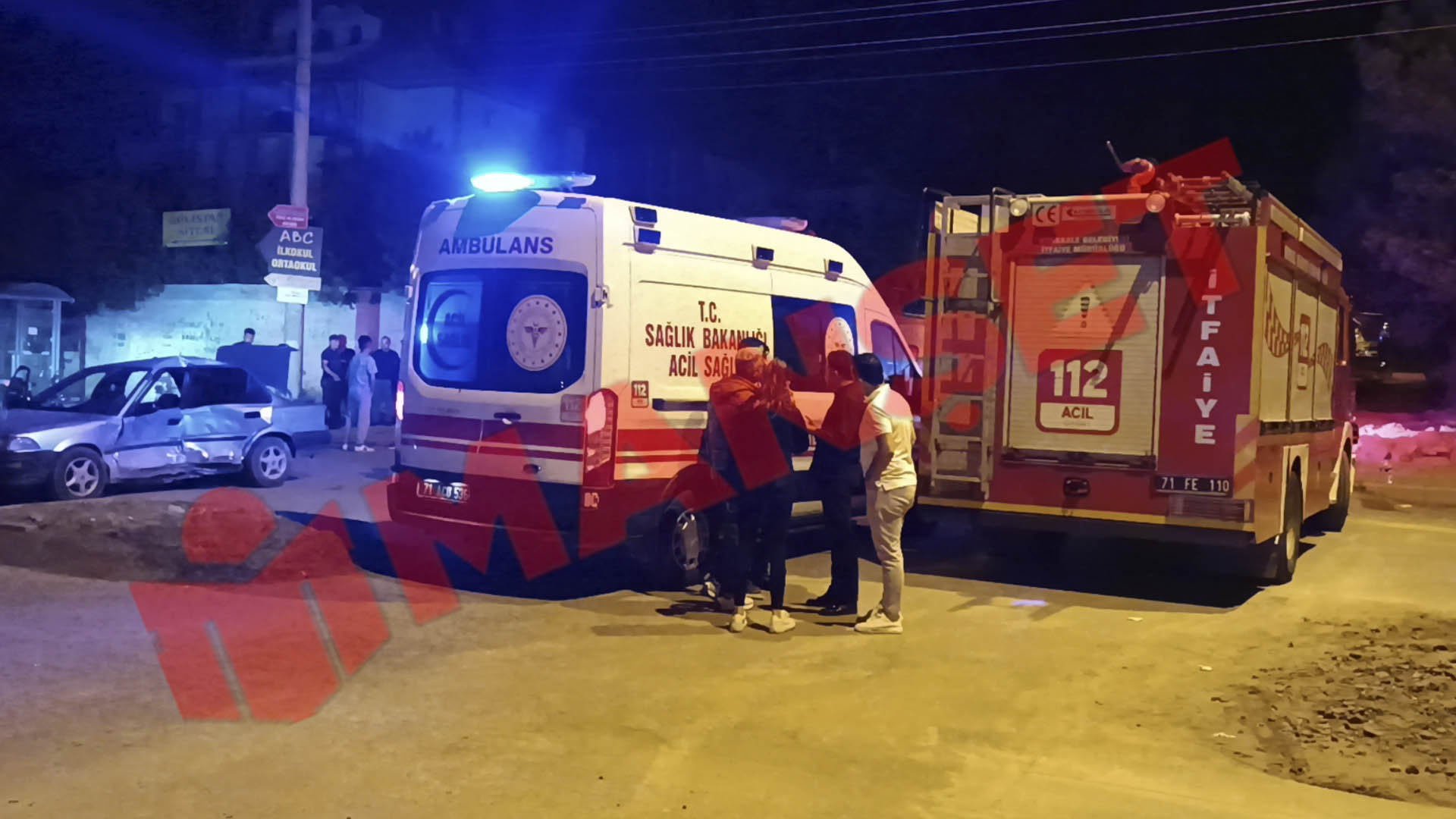 Kırıkkale’de Iki Otomobil Çarpıştı 5 Yaralı1 (3)