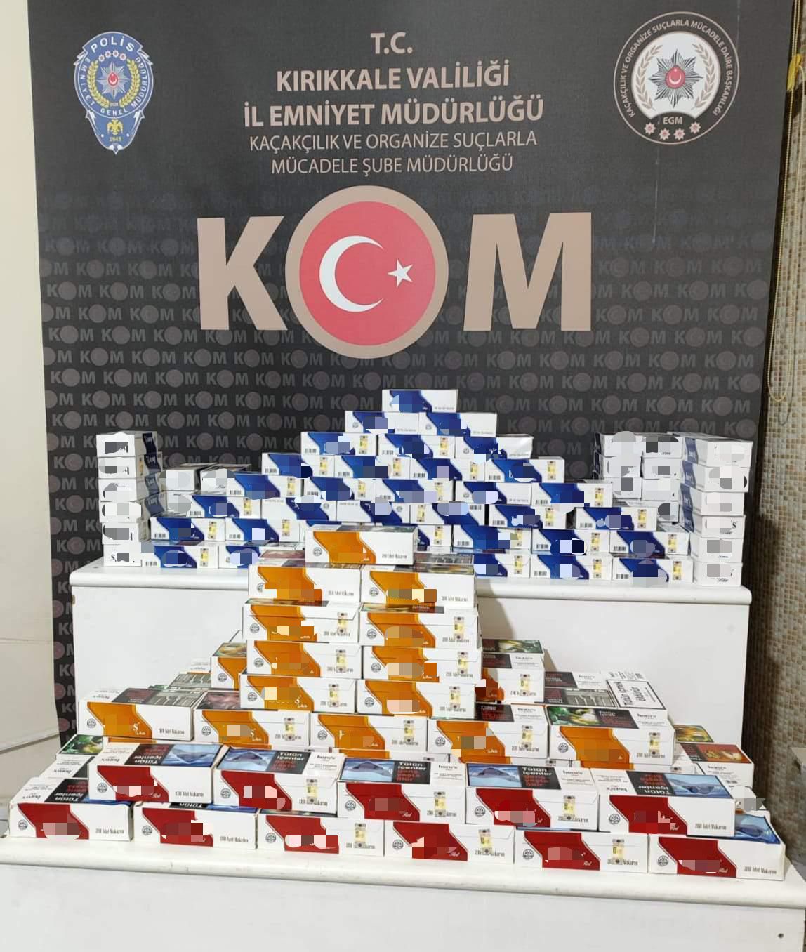 Kırıkkale’de Kaçakçılık Operasyonu! Sahte Bandrollü Binlercesi Ele Geçirildi1