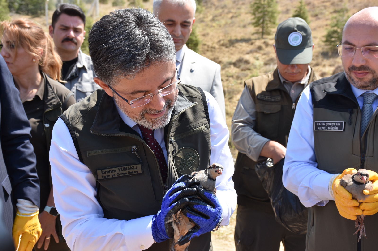 Bakan Yumaklı, Kırıkkale’de Kınalı Keklik Doğaya Saldı (3)