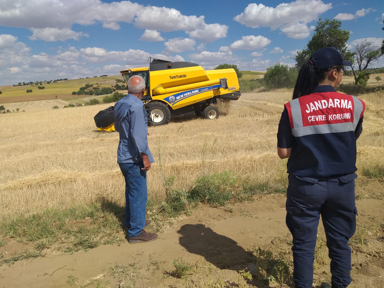 Kırıkkale'de 'Anız Yakan Geleceğini Yakar' Projesi (2)