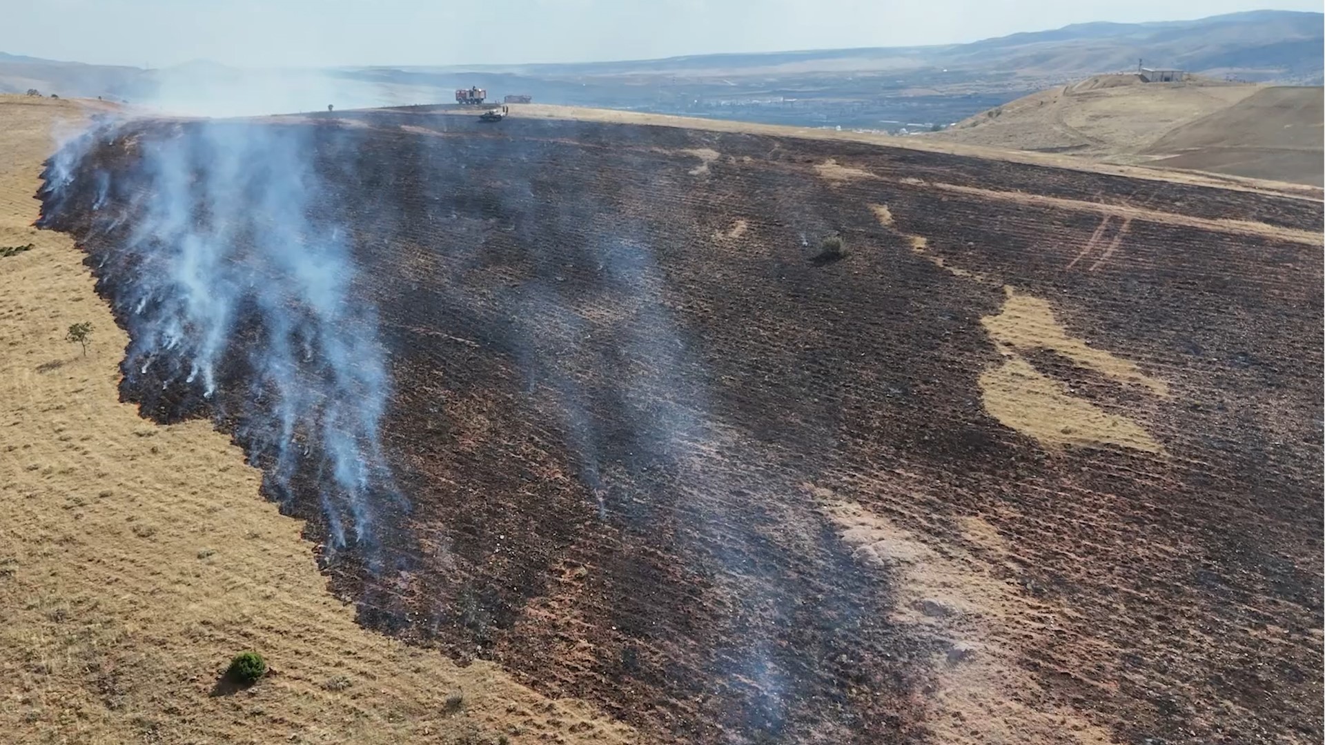 Kırıkkale’de Mangal Ateşi Anıza Sıçradı! 3 Bin Dönüm Kül Oldu (1)