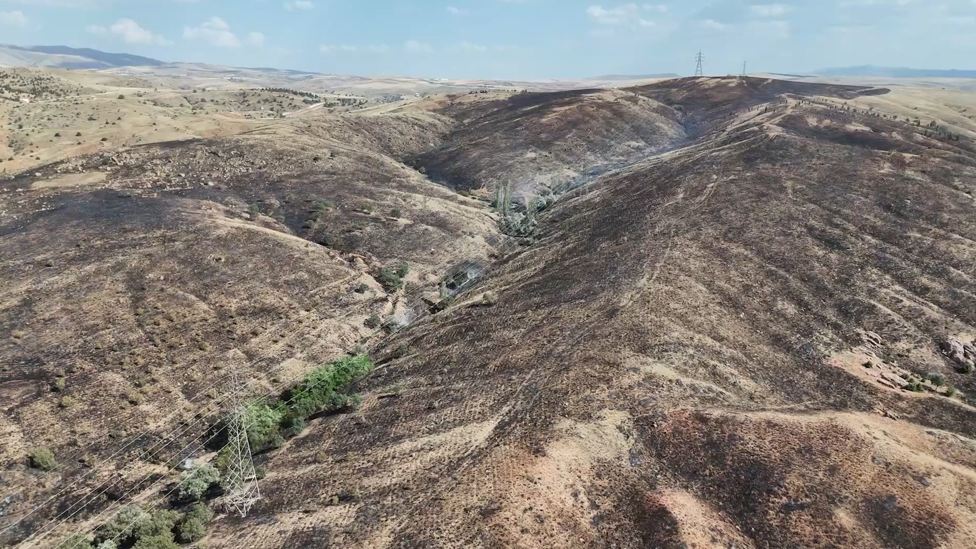 Kırıkkale’de Mangal Ateşi Anıza Sıçradı! 3 Bin Dönüm Kül Oldu (2)