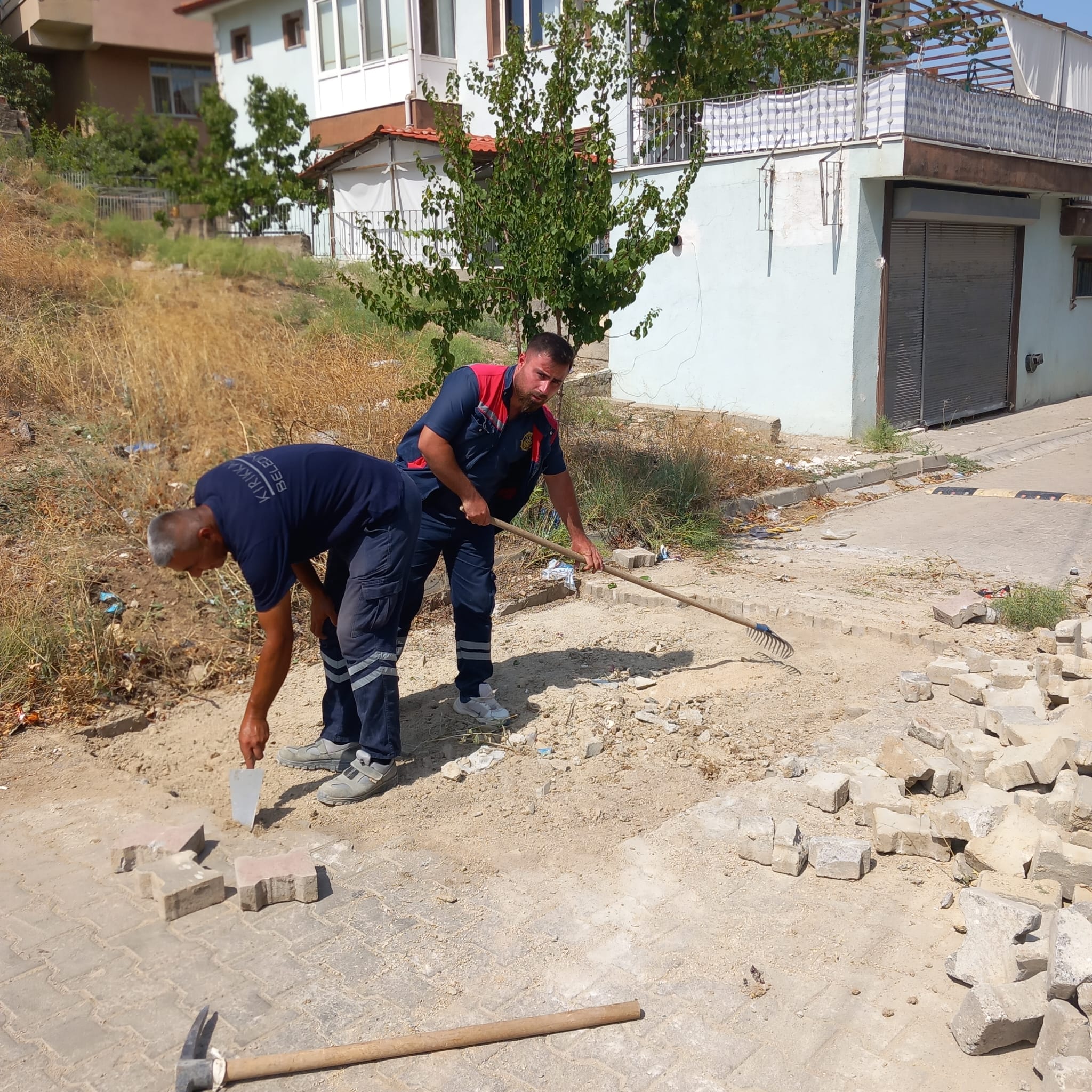 Kırıkkale’de Kilit Parke Çalışmaları Devam Ediyor (3)