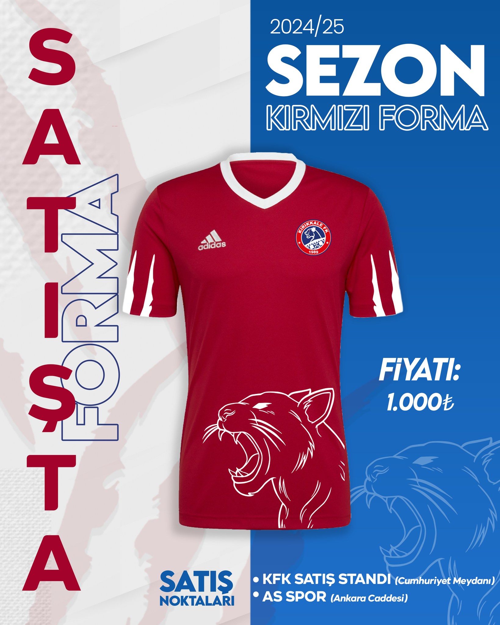 Kırıkkale Fk Formaları Satışa Çıktı! 1000 Tl-1