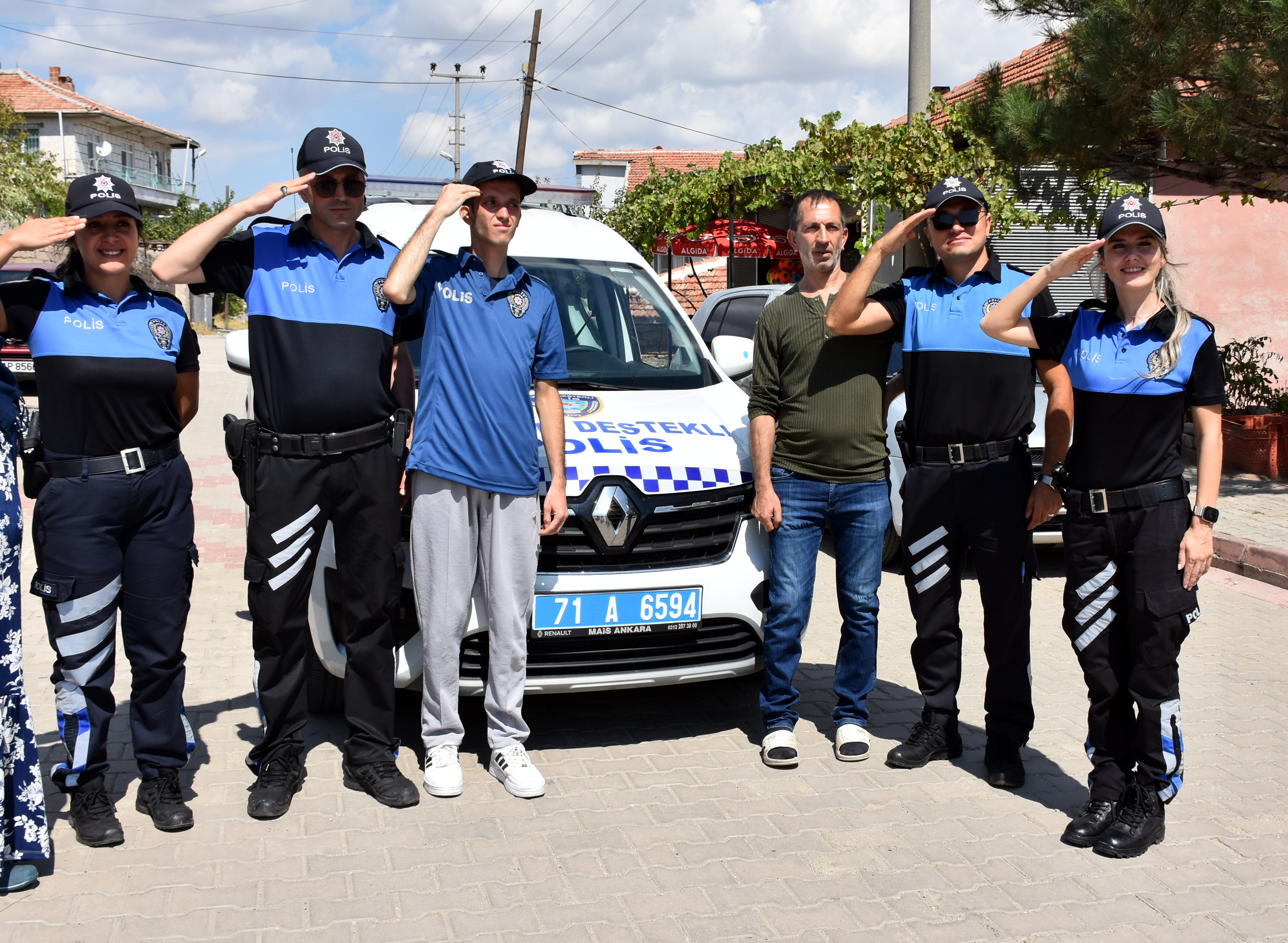 Kırıkkale'de Engelli Caner’in Polislik Hayali Gerçek Oldu (1)