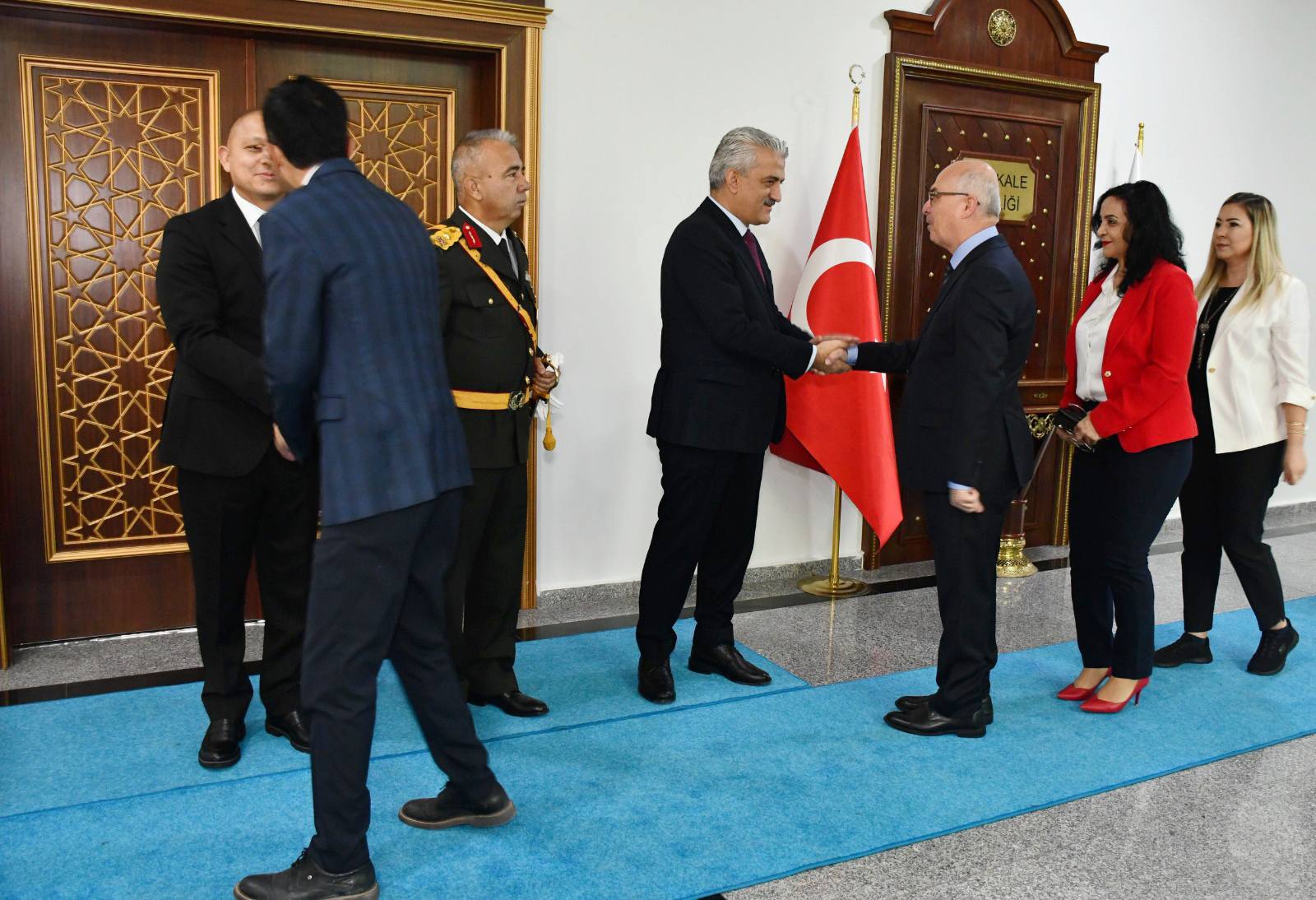 29 Ekim Cumhuriyet Bayramı Tebrikat Kabul Töreni Gerçekleştirildi (2)