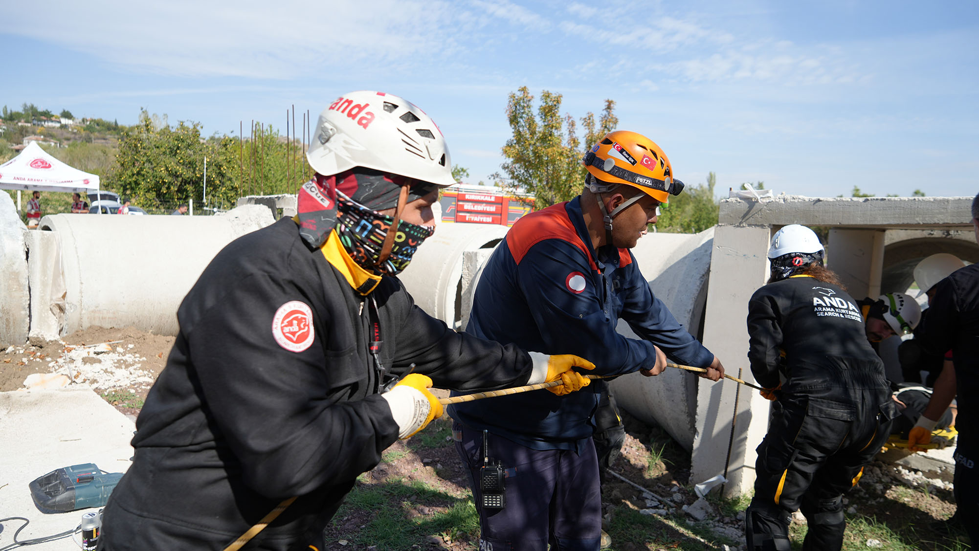 Kırıkkale'de 5.2 Büyüklüğünde Deprem Tatbikatı (3)