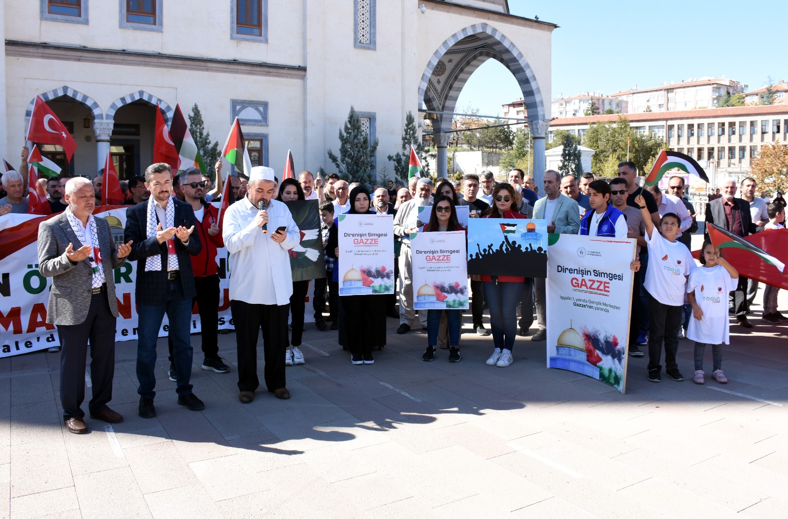 Kırıkkale’de İsrail'in Filistin'e Yönelik Saldırıları Protesto Edildi (4)