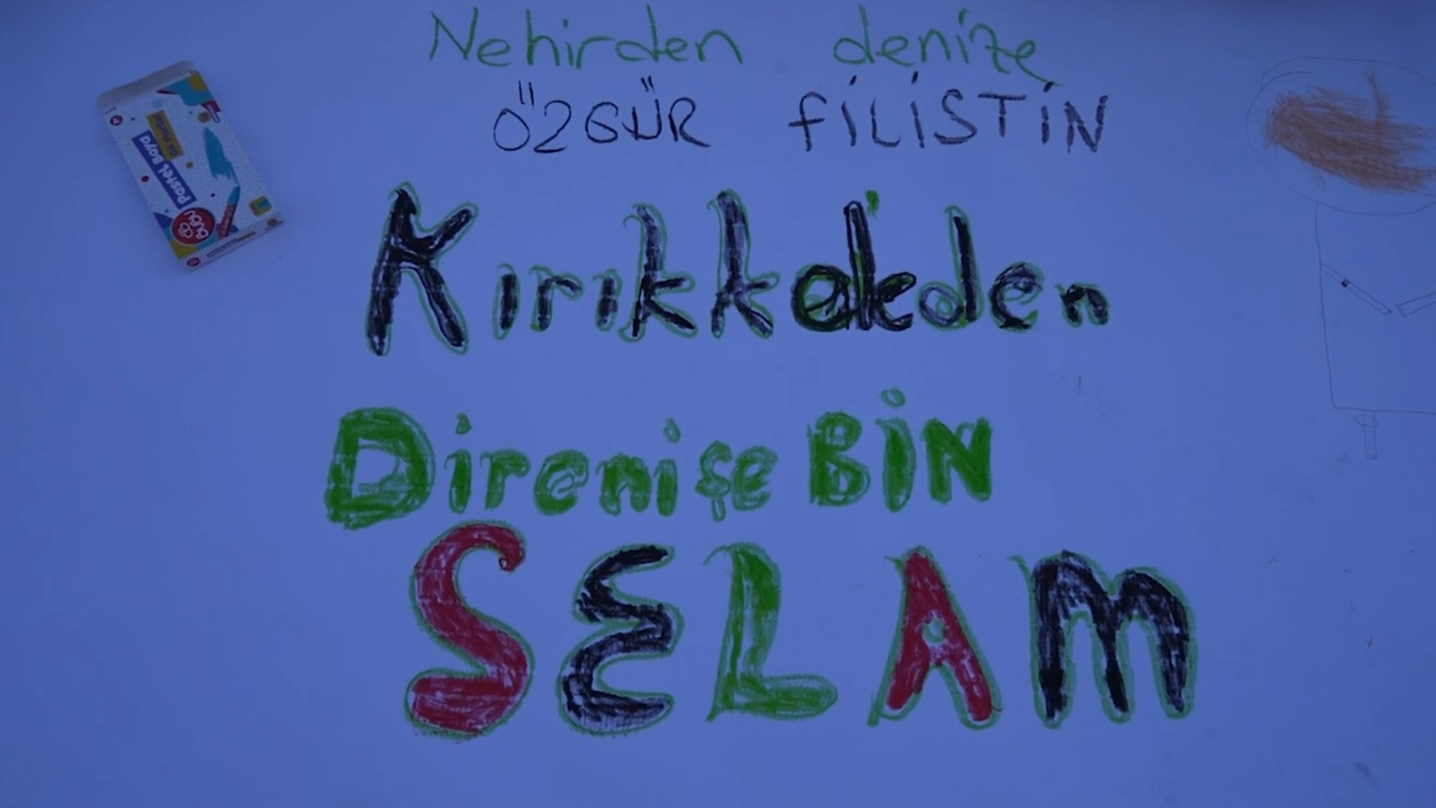 Kırıkkale’de Minik Yürekler, Çizdikleri Resimlerle Filistin’deki Savaşa 'Dur' Dedi (2)