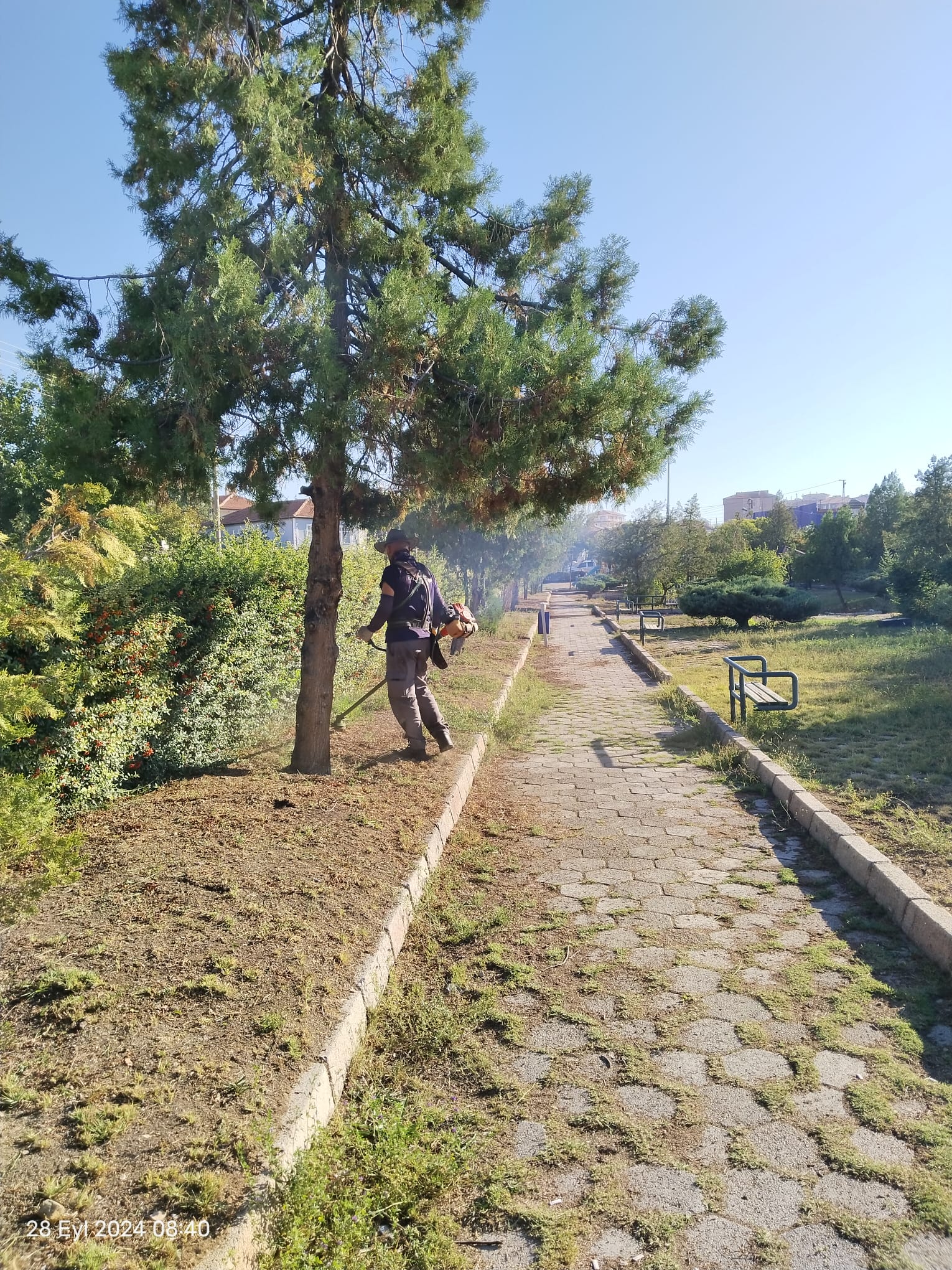 Kırıkkale’de Park Ve Bahçelerde Onarım Ve Yenileme Çalışmaları Devam Ediyor (3)