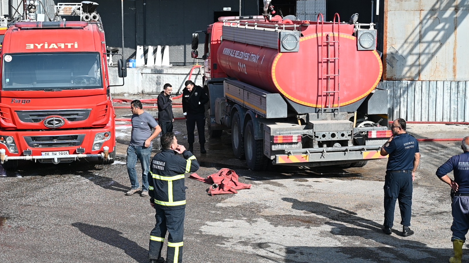 Kırıkkale’de Yanan Tekstil Atölyesinde Ikinci Yangın Çıktı (7)