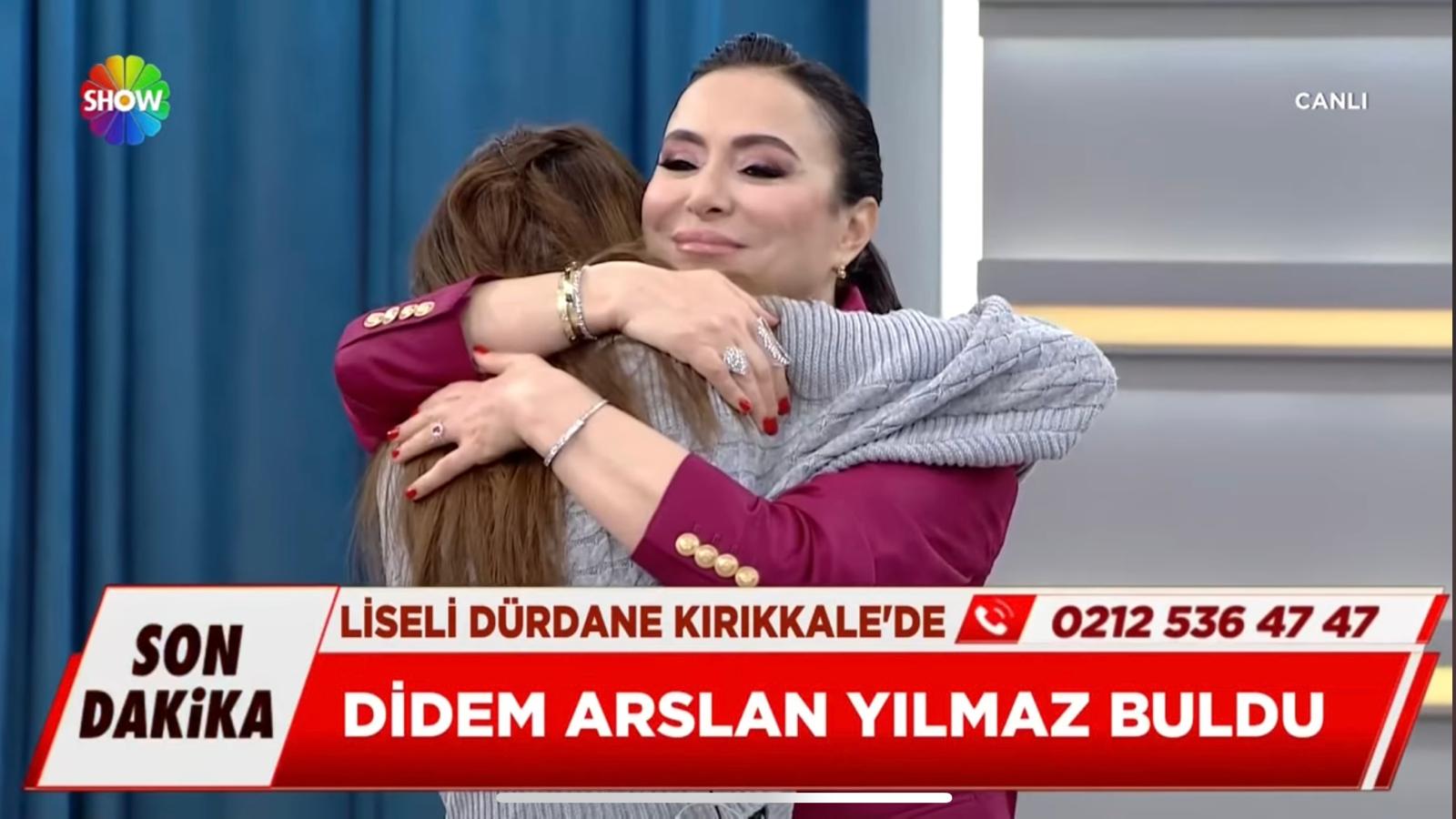 Ankara’da Kaybolan Genç Kız, Didem Arslan Yılmaz'la Vazgeçme Programında Kırıkkale’de Bulundu-1