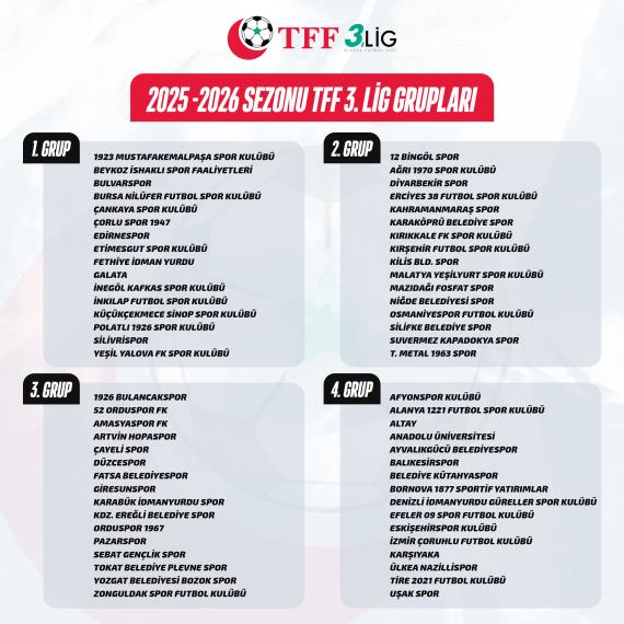 3.Lig Gruplar