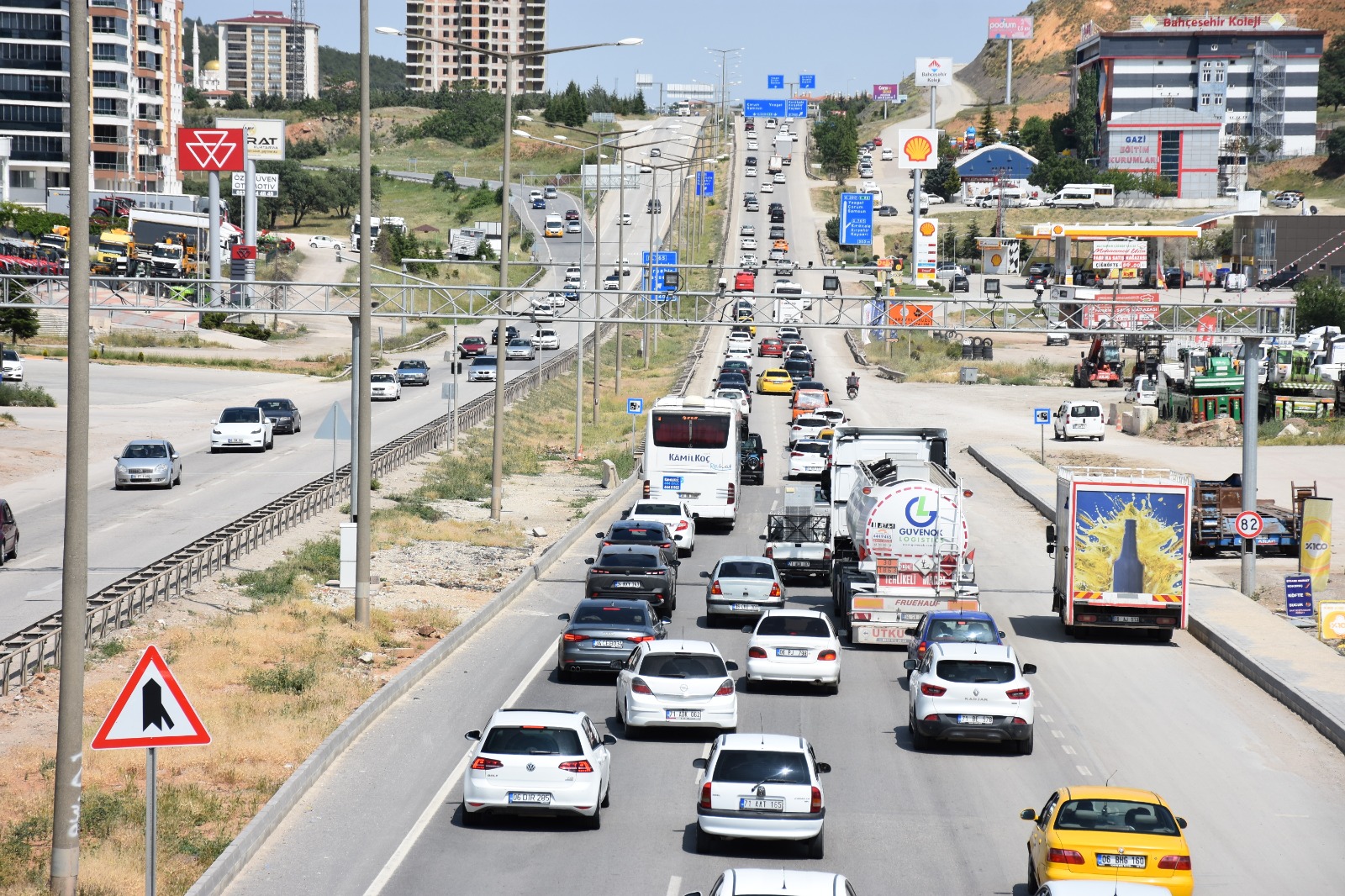 Kilit Kavşak' Kırıkkale'de, Bayram Yoğunluğu Başladı (2)