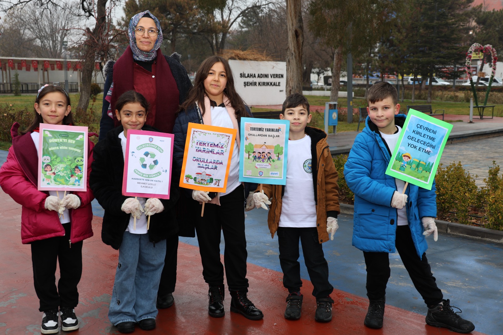 Öğrencilerden Çevreye Örnek Mesaj “Temiz Yarınlar Okullarda Başlar” (4)
