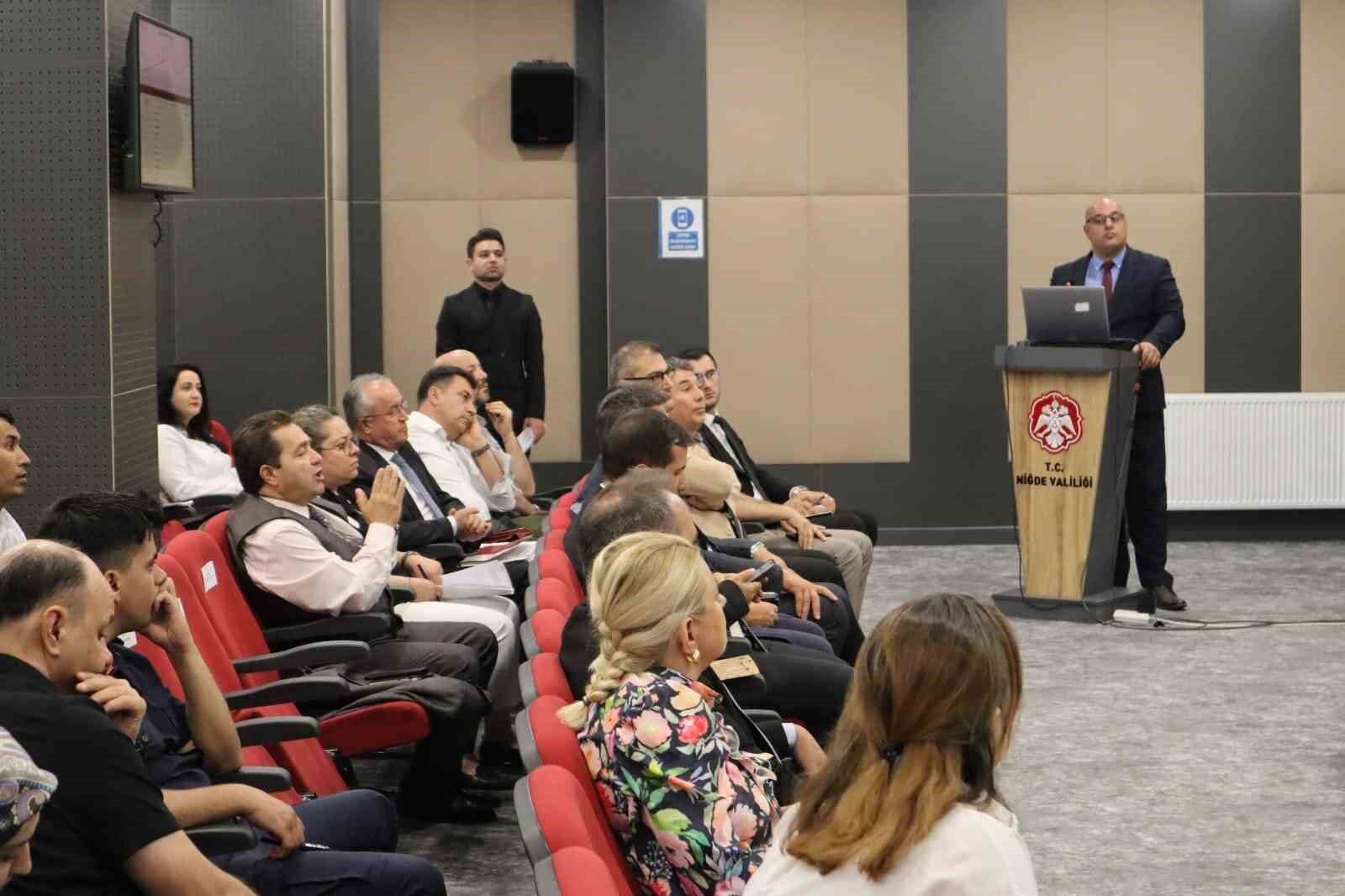 Niğde'de İl Göç Koordinasyon Kurulu Toplantısı yapıldı