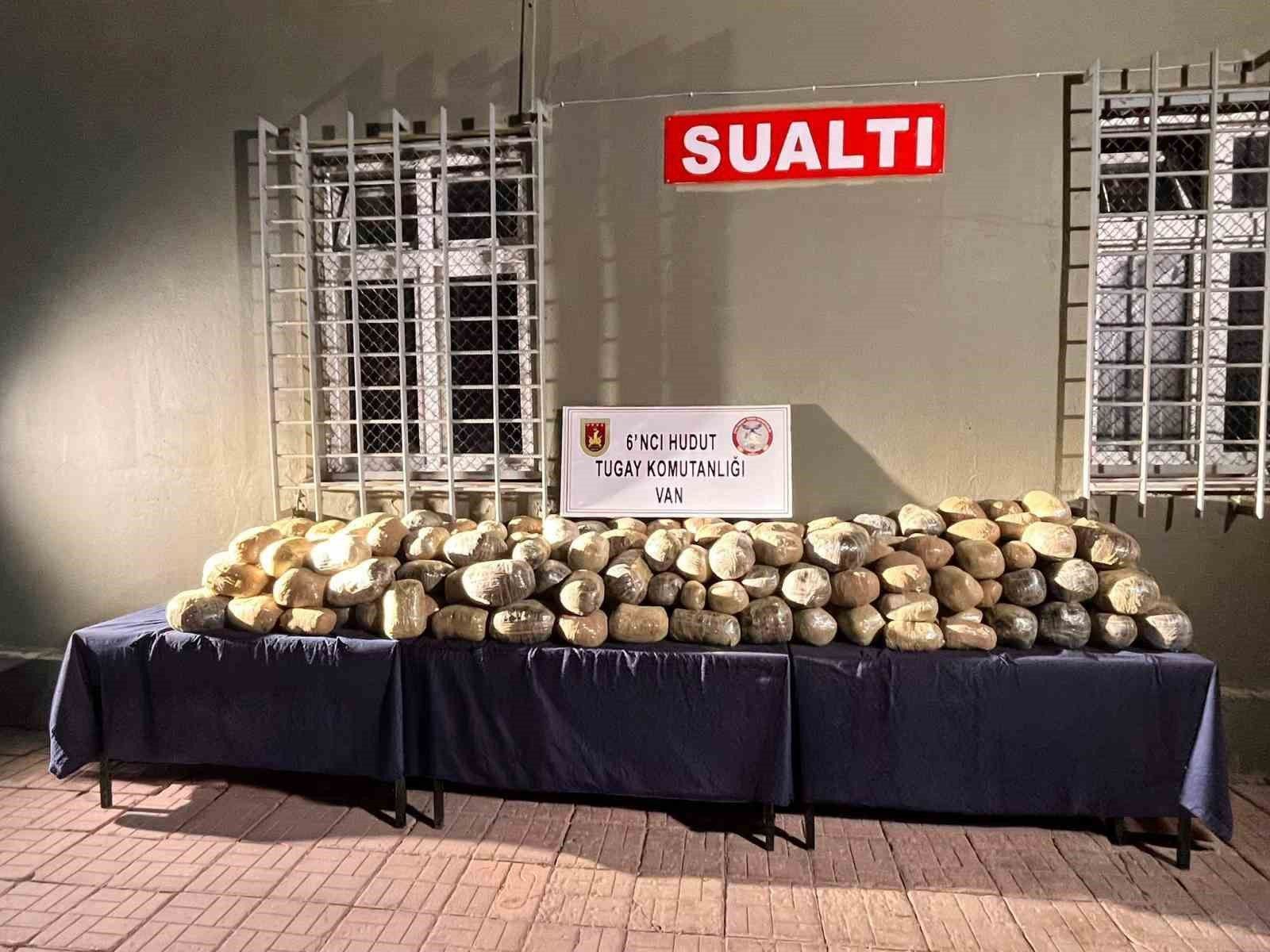 Narkotik operasyonunda 412 bin 741 gram narkotik madde ele geçirildi