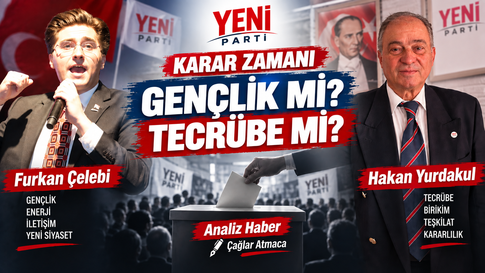 Yeni Parti’de Karar Zamanı;  Gençlik mi? Tecrübe mi?