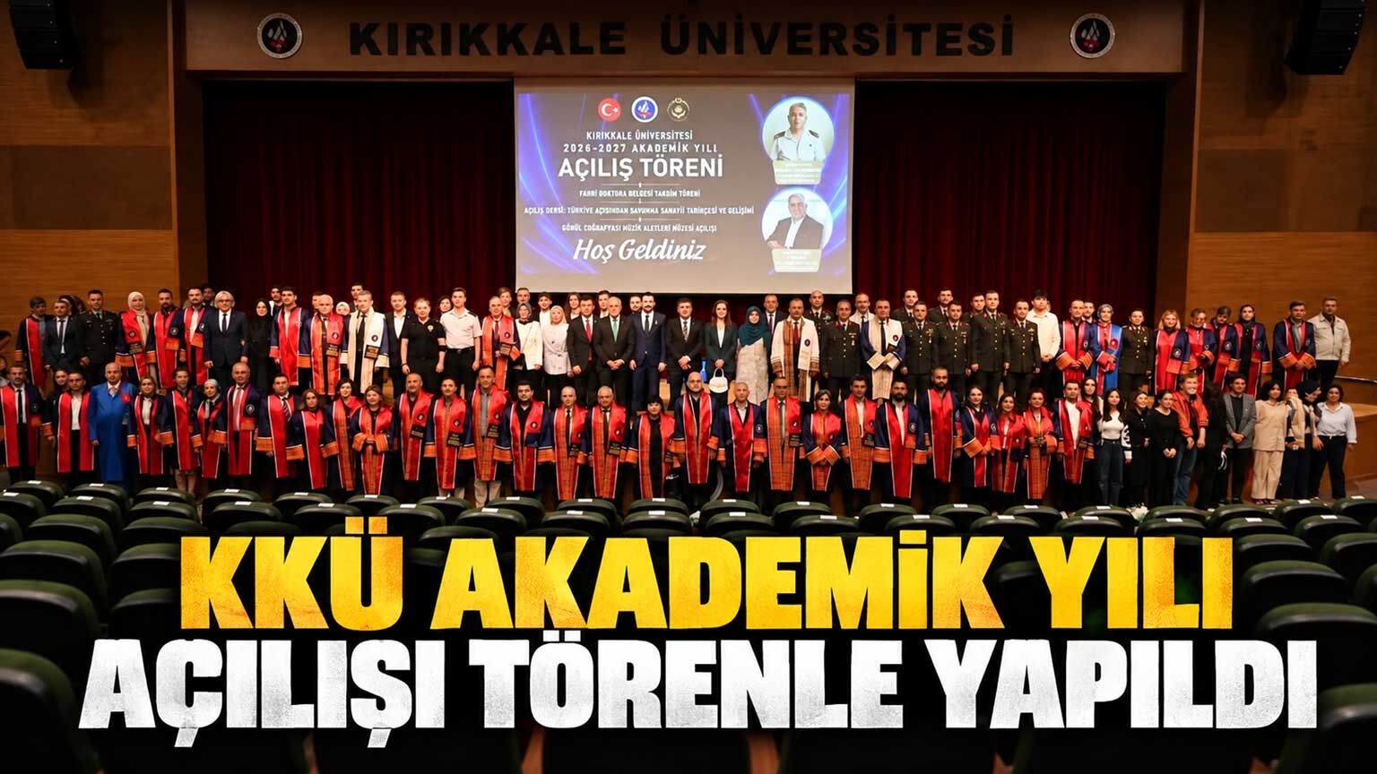 KKÜ akademik yılı açılışı törenle yapıldı