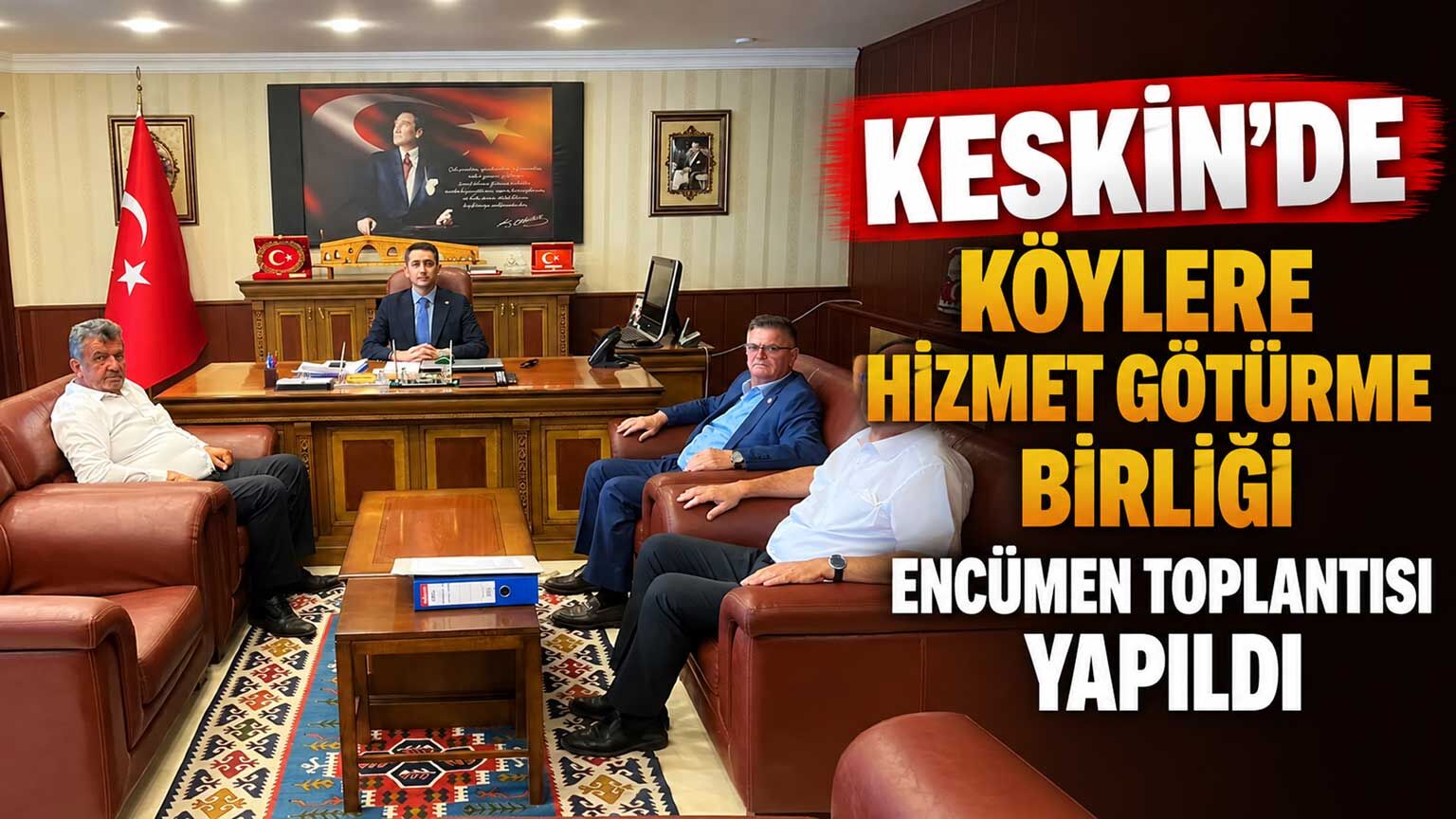 Keskin’de köylere hizmet götürme birliği encümen toplantısı yapıldı