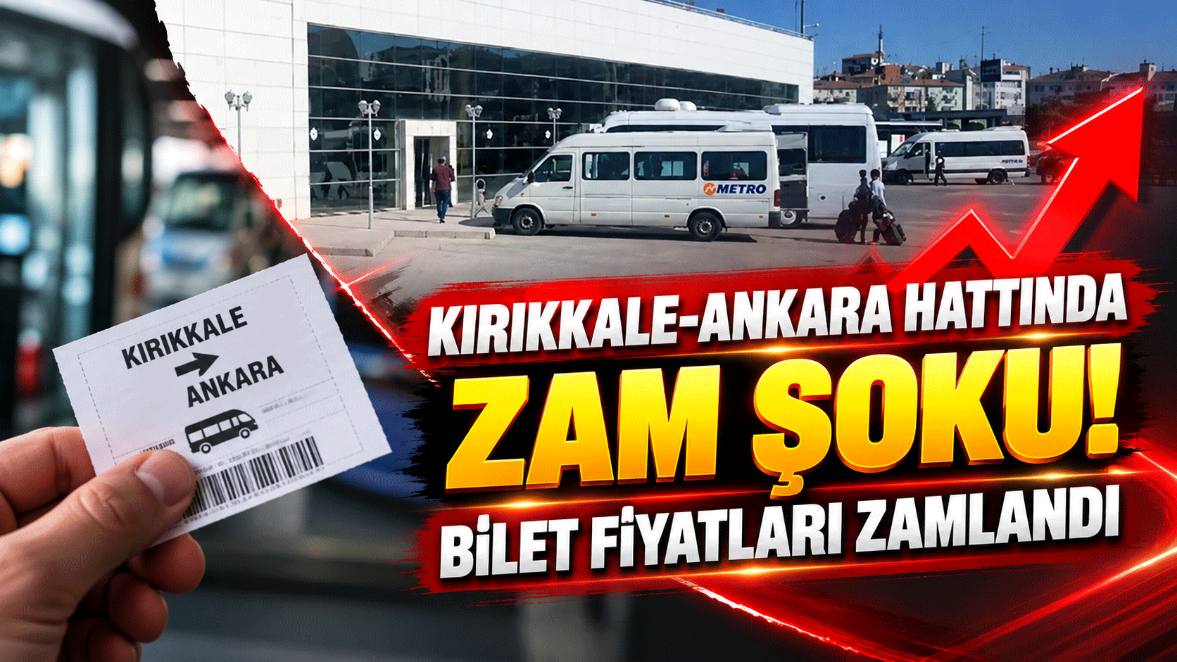 Kırıkkale-Ankara hattında zam şoku! Bilet fiyatları zamlandı