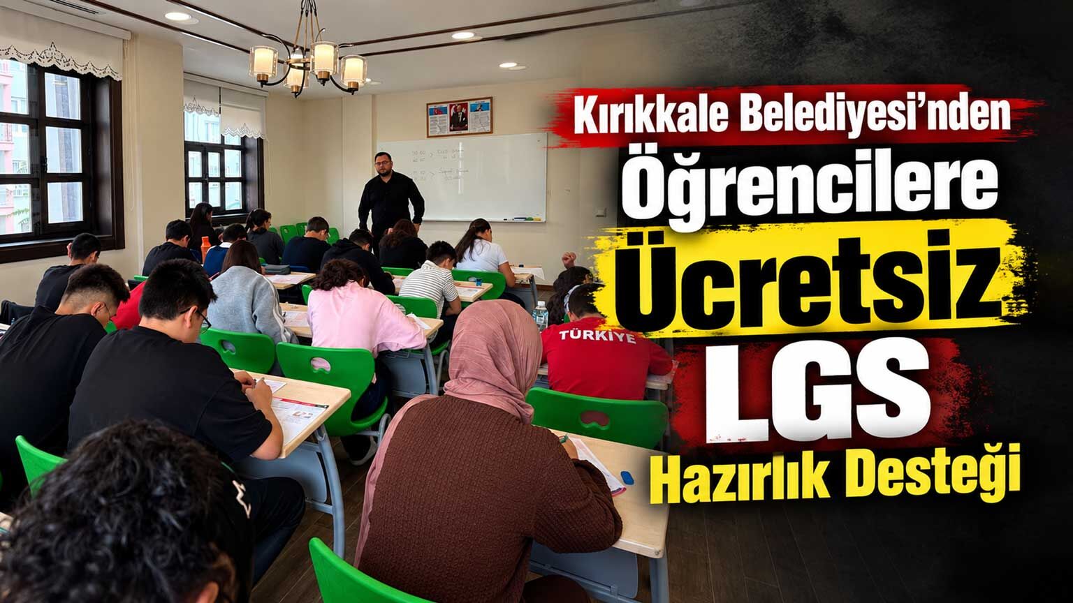 Kırıkkale Belediyesi’nden öğrencilere ücretsiz LGS hazırlık desteği