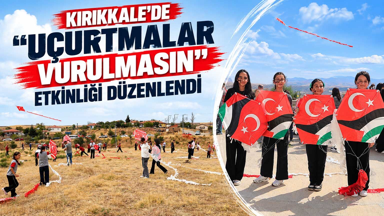 Kırıkkale’de “uçurtmalar vurulmasın” etkinliği düzenlendi